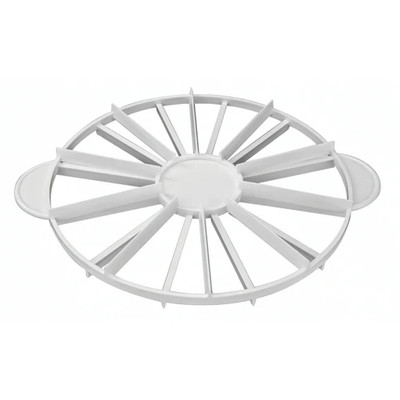 Winco PCM-1012 10" Dia. 10 &amp; 12 Slices Polypropylene Cake Marker