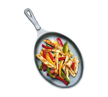 Bon Chef 5037T Aluminum Matte Black Oval Tempo Skillet