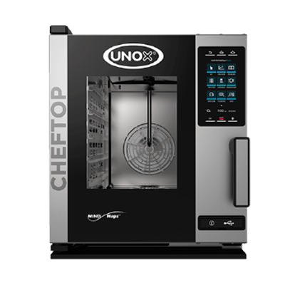 Unox XACC-0513-EPR Right-to-Left Door Opening Countertop Electric ChefTop MIND.Maps Plus Compact Combi Oven
