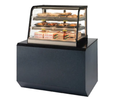 Federal Industries CH2428SSD 24" W Stainless Steel with Black Trim Countertop Hot Self-Serve Merchandiser - 115 Volts