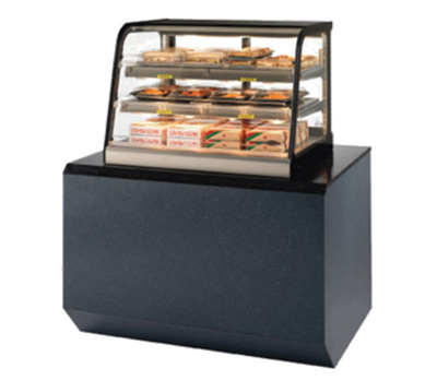 Federal Industries CH2428SSD 24" W Stainless Steel with Black Trim Countertop Hot Self-Serve Merchandiser - 115 Volts