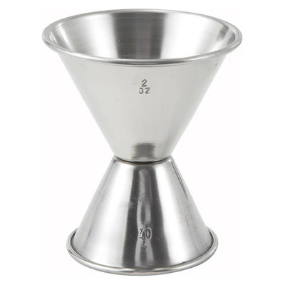 Winco J-5 2 Oz. Stainless Steel Jigger