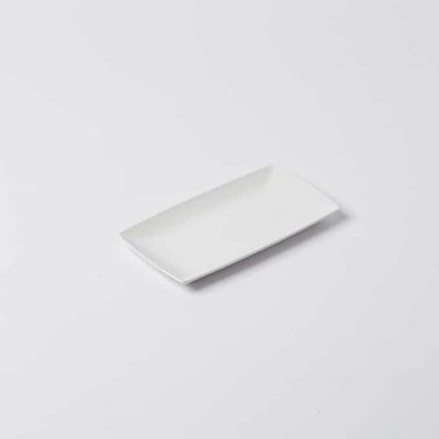 American Metalcraft TMW9 Melamine White Rectangular Endurance Serving Tray