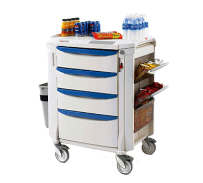 Alpine ALP463-3 21W x 59H x 51D Lodging Hotel and Housekeeping Cart -  Culinary Depot