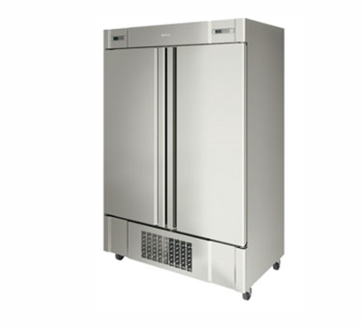 Infrico USA IRR-AN49MX 54.5" W Two-Section Solid Door Reach-In Dual Temp