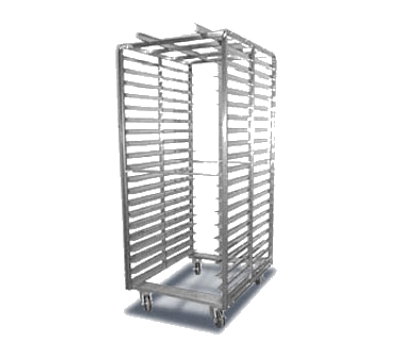 Baxter BDRSB-12 12 Slides Stainless Steel Double Side Load Rack