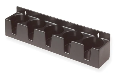 Advance Tabco KS-2K-X 23" W Black Plastic Single Tier Special Value Underbar Basics Speed Rail