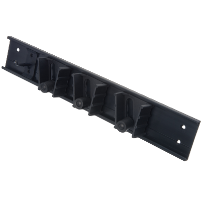 Carlisle 4073100 18" W ABS Plastic Flo-Pac Roll 'N Grip Broom/Brush Holder System