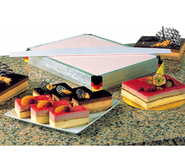 Matfer Bourgeat 370102 15.75" Square Silver Aluminum Stacking Frames - 1 Set