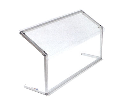 Carlisle 924807 48"W Clear Portable Sneeze Guard