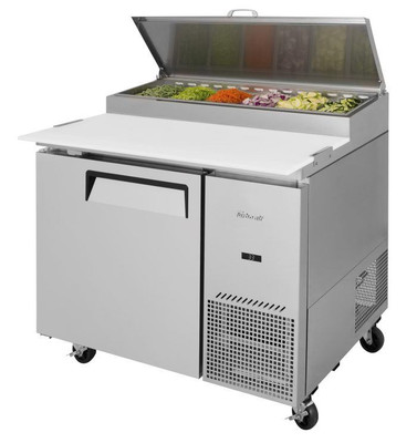 Turbo Air TPR-44SD-N 44" W One-Section One Door One Door Super Deluxe Pizza Prep Table