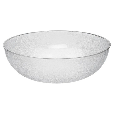 Cambro PSB23176 23" 40 qt PolyCarbonate Clear Round Camwear Serving Bowl