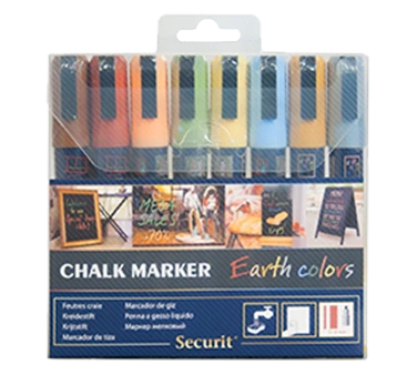 American Metalcraft SMA510V8ET Small Tip Securit Chalk Markers (Pack of 8)