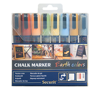 American Metalcraft SMA510V8ET Small Tip Securit Chalk Markers (Pack of 8)