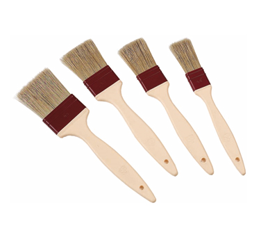 Matfer Bourgeat 116012 Pastry Brush 9-1/2" O.A. 1-1/8" Wide Natural Bristles