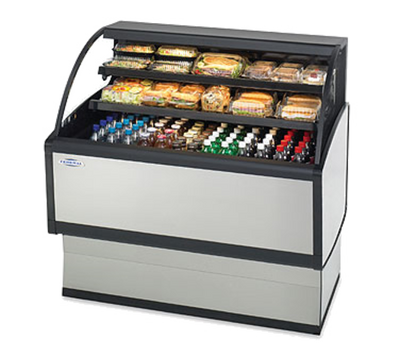 Federal Industries LPRSS6 72"W Specialty Display Low Profile Self-Serve Refrigerated Merchandiser