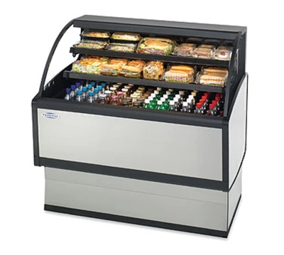 Federal Industries LPRSS6 72"W Specialty Display Low Profile Self-Serve Refrigerated Merchandiser