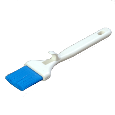 Carlisle 4040114 2" Wide Plastic Handle With Hook Nylon Blue Sparta Meteor Pastry/Basting Brush