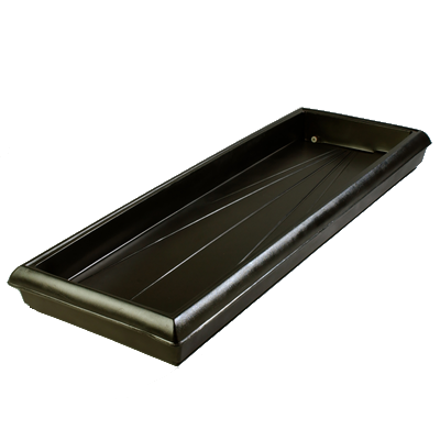 Carlisle 767103 Black Buffet Bar Polyethylene Black