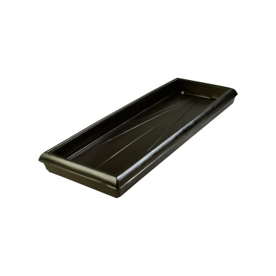 Carlisle 767103 Black Buffet Bar Polyethylene Black