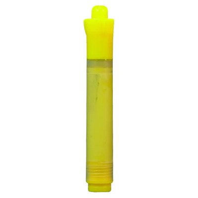 Winco MBM-Y 0.25" Bullet Point Neon Yellow Marker