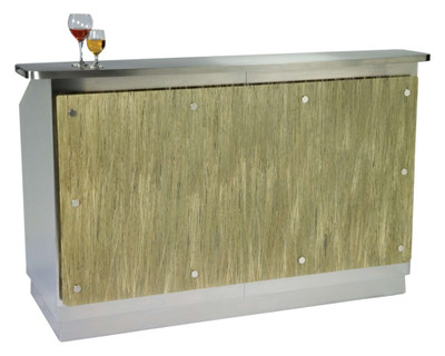 Lakeside 76112 96" Wilson Portable Bar with Stainless Steel Interior