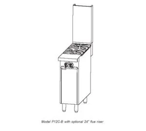 Southbend P12C-L 12" Platinum Heavy Duty Spreader Cabinet