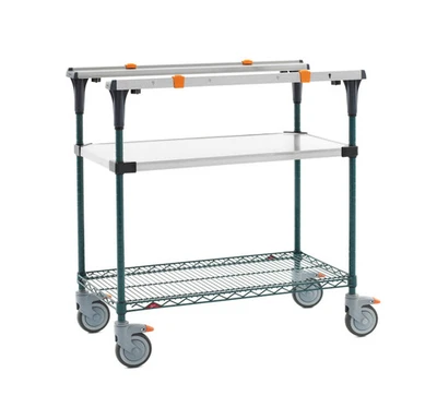 Metro MS1836-FSNK PrepMate MultiStation with Stainless Steel and MetroSeal 3 Wire Shelving 38" x 19 3/8" x 39 1/8"