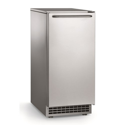 Scotsman CU50GAX-1 65 Lbs. Stainless Steel Air-Cooled Gourment Cube Undercounter Ice Maker with Bin - 115 Volts