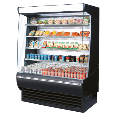 Turbo Air TOM-60DXB-N 60"W Extra Deep Vertical Open Display Merchandiser