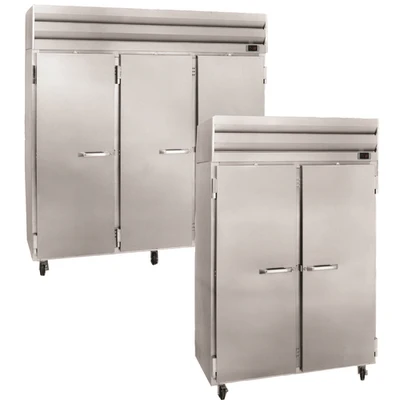 Howard McCray SF75-S-FF 78" W Three-Section Solid Door Reach-In Freezer - 115/208-230 Volts