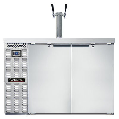 Continental Refrigerator KC50SNSS 50"W Solid Door Keg Cooler
