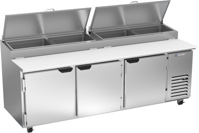 Beverage Air DP93HC 93" W Pizza Top Refrigerated Counter