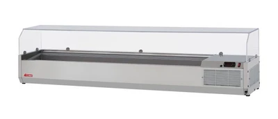 Turbo Air CTST-1800G-N E-Line Countertop Salad Table with clear hood 70-7/8"