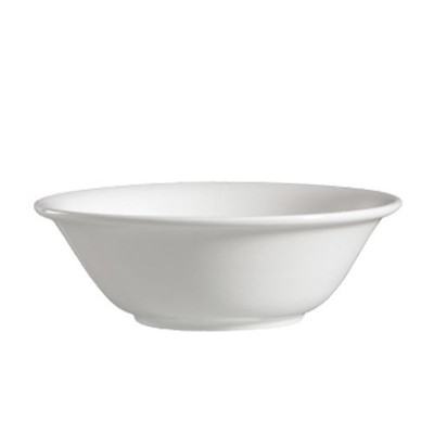 CAC China 101-74 7" Dia. 21 Oz. Porcelain Bone White Round Lincoln Noodle Bowl (2 Dozen Per Case)