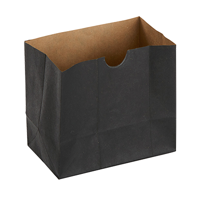 American Metalcraft SBB4 Black Square Mini Snack Bag (250 Each Per Pack)