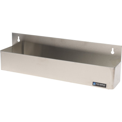 San Jamar B5522 21.25" W Stainless Steel Single Keyhole Mount Speed Rail