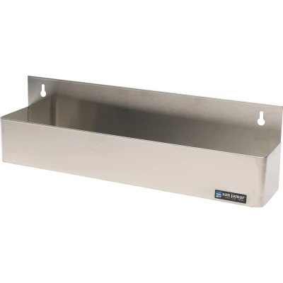 San Jamar B5522 21.25" W Stainless Steel Single Keyhole Mount Speed Rail