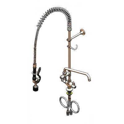 T&S Brass 5PR-2S12-C Equip Pre-Rinse Unit single hole deck mount