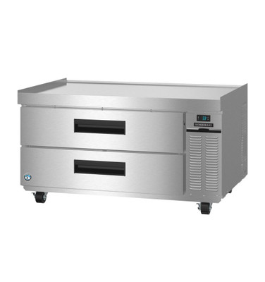 Hoshizaki CR49B Steelheart 49" W All Stainless Steel 1-Section with 2 Drawers Refrigerated Equipment Stand - 115 Volts
