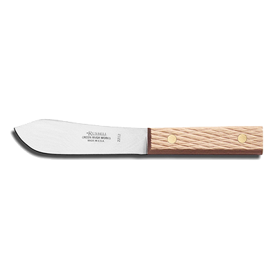 Dexter 10311 4-1/2" High-Carbon Steel Beech Handle Traditional Fish/Sheath Knife