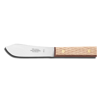 Dexter 10311 4-1/2" High-Carbon Steel Beech Handle Traditional Fish/Sheath Knife