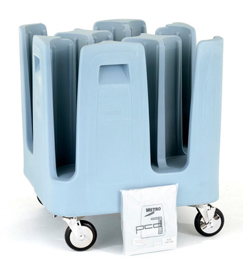 Metro PCD7 Blue Poker Chip Dish Dolly With Handle