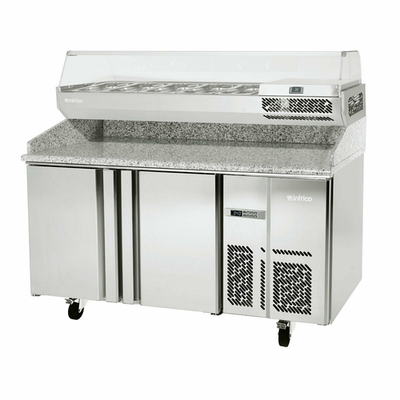 Infrico USA IRT-MPG1490-COMBO Granite Pizza Prep Table