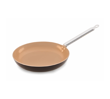 Matfer Bourgeat 665228 11" Stainless Steel and Aluminum Elite Fry Pan