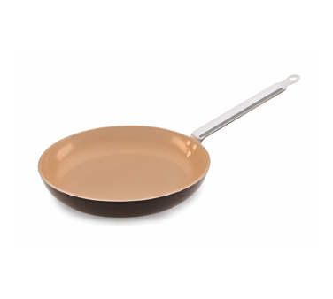 Matfer Bourgeat 665228 11" Stainless Steel and Aluminum Elite Fry Pan