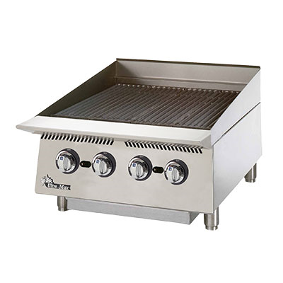 Star 8124RCBB 24" Gas Charbroiler - 80,000 BTU