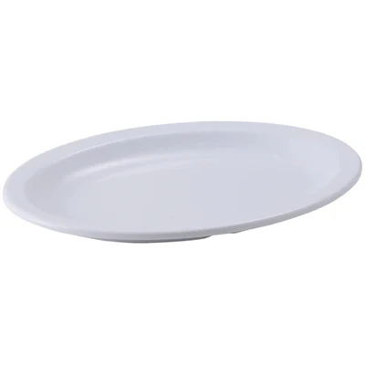 Winco MMPO-96W
Plastic
White
Oval
Platter
(Contains 1 Dozen)