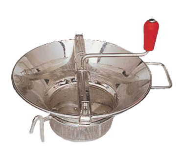 Matfer Bourgeat M530 8 qt. 14.25" Dia. Tin-Plated Food Mill