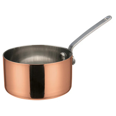 Winco DCWA-203C
3"
7 Oz.
Copper
Round
Mini Sauce Pan